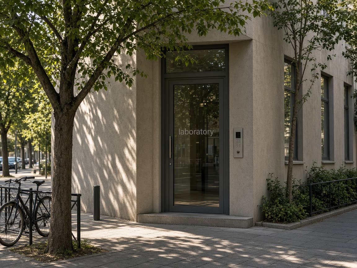 Street entrance of Yarkon Lab Ltd at 14 Rokach Boulevard, Tel Aviv